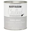 Rust-Oleum Chalked Ultra Matte Aged Gray Water-Based Acrylic Chalk Paint 30 oz