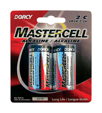 Dorcy Mastercell C Alkaline Batteries 2 pk Carded