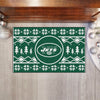 NFL - New York Jets Holiday Sweater Rug - 19in. x 30in.