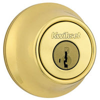 660 3 SMT SCAL 5303 K3 1-Cyl Deadbolt - Polished Brass