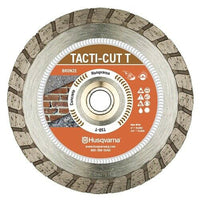 Huqvarna Tacti-Cut Dri Disc 4 in. Dia. x 7/8 in. Turbo Diamond Saw Blade 1 pk