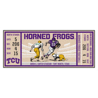 Texas Christian University Ticket Runner Rug - 30in. x 72in.