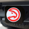 NBA - Atlanta Hawks Black Metal Hitch Cover - 3D Color Emblem