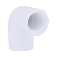 Charlotte Pipe Schedule 40 1/2 in. FPT x 1/2 in. Dia. FPT PVC Elbow (Pack of 25)