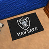 NFL - Las Vegas Raiders Man Cave Rug - 19in. x 30in.