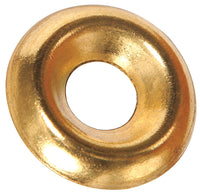 Hillman Brass-Plated Brass .164 in. Countersunk Finish Washer 100 pk