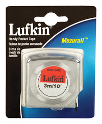 Lufkin 10 ft. L X 0.5 in. W Handy Pocket Tape Measure 1 pk