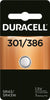 Duracell Silver Oxide 301/386 1.5 V 130 Ah Electronic/Watch Battery 1 pk