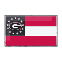 University of Georgia State Flag Aluminum Emblem