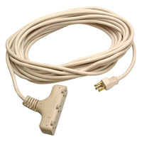 Woods Outdoor 40 ft. L Beige Extension Cord 16/3 SJTW