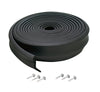 M-D Black Rubber Door Set Seal For Garage Doors 9 ft. L X 1 in.