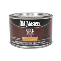 Old Masters Semi-Transparent Early American Oil-Based Alkyd Gel Stain 1 pt (Pack of 4)