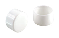 Shepherd Plastic Leg Tip White Round 1-1/8 in. W 4 pk (Pack of 6)