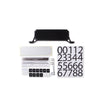 Architectural Mailboxes Black Plastic Manhattan Mailbox Name/Address Kit