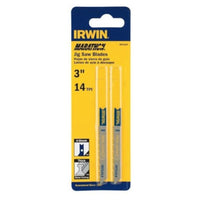 Irwin Marathon 3 in. Bi-Metal U-Shank Jig Saw Blade 14 TPI 2 pk