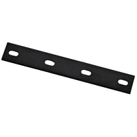 Hampton 1-1/2 in. W x 10 in. L Black Steel Mending Plate (Pack of 10)