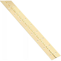 V570 1-1/2" x 48" Continuous Hinge - Polished Brass