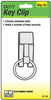 Hy-Ko Key Ring Slip-On Secure-A-Key Stainless Steel Carded (Pack of 5)