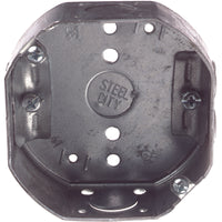 Steel City 11.8 cu in Octagon Steel Electrical Ceiling Box Silver