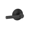 Schlage Broadway Matte Black Passage Lever Right or Left Handed