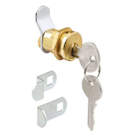 Prime-Line Brass Plated Steel Counter Clockwise Mailbox Lock