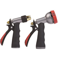 Home Plus 7 Pattern Adjustable Multi-Pattern Metal Hose Nozzle Set (Pack of 8)