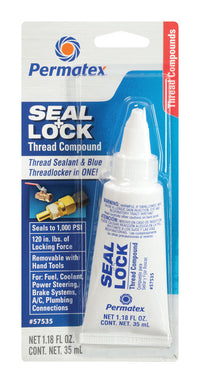 Permatex Seal + Lock 1000 PSI Holding Power Epoxy Silicone Adhesive Sealant Gel 1.18 oz.