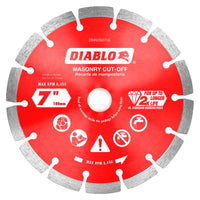 Diablo 7 in. D X 7/8 in. Diamond Masonry Cut-Off Disc 1 pk