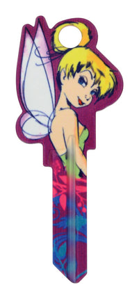 Hillman Disney Tinker Bell House/Padlock Universal Key Blank Single (Pack of 5).