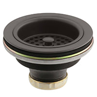 Kohler Duostrainer 4-1/2 in. D Oil-Rubbed Bronze Brass Sink Strainer Multicolored