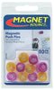 Magnet Source .625 in. L X .5 in. W Assorted Magnetic Push Pins 10 pc