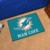 NFL - Miami Dolphins Man Cave Rug - 19in. x 30in.