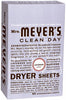 Mrs. Meyer's Clean Day Lavender Scent Fabric Softener Sheets 80 pk