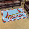 MLB - St. Louis Cardinals  Retro Collection 4ft. x 6ft. Plush Area Rug - (1976)