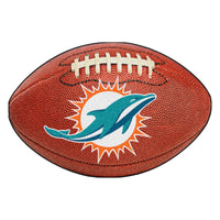 NFL - Miami Dolphins Football Rug - 20.5in. x 32.5in.