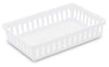 Sterilite 9.75 in. L X 6.375 in. W X 2.125 in. H White Storage Tray