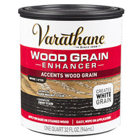 Varathane Semi-Transparent White Water-Based Alkyd Wood Grain Enhancer 1 qt