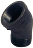 BK Products 1/8 in. FPT x 1/8 in. Dia. MPT Black Malleable Iron Street Elbow