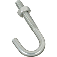 2195BC 1/4â€ x 2-5/16â€ J Bolt - Zinc Plated