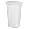 Sterilite 11 gal White Plastic SwingTop Locking Wastebasket (Pack of 6)