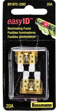 Easy ID Illuminating Auto Fuse, 2-Pk., 20A