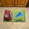 NFL - Detroit Lions Rubber Scraper Door Mat