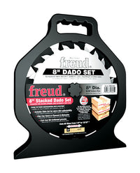 Freud 8 in. D X 5/8 in. TiCo Hi-Density Carbide Dado Set 12 teeth