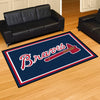 MLB - Atlanta Braves Tomahawk 5ft. x 8 ft. Plush Area Rug