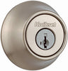 Kwikset Satin Nickel Metal Deadbolt