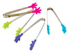 Kitchen Innovations 5 in. L Assorted Colors Silicone Hand Shaped Mini Tongs (Pack of 24)