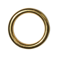 Baron Jumbo Polished Silver Solid Brass 2 in. L Ring 1 pk