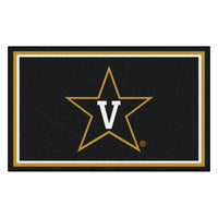 Vanderbilt University 4ft. x 6ft. Plush Area Rug