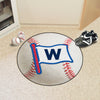 MLB - Chicago Cubs W Flag Baseball Rug - 27in. Diameter