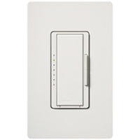 Lutron Maestro White 600 W Preset Slide Dimmer Switch 1 pk